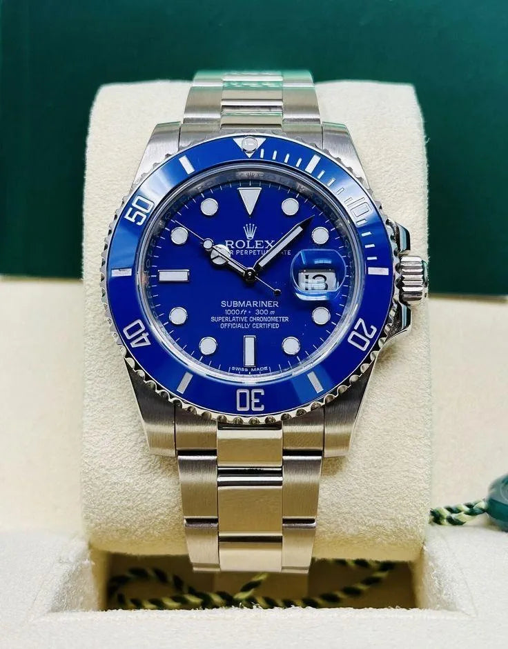 Submarine Silver/Blue Watch