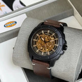 Machine Automatic Skeleton Dial Watch