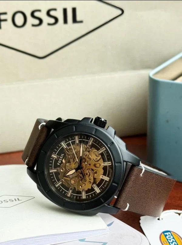 Machine Automatic Skeleton Dial Watch