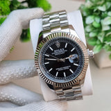 Date Just Silver/Balck Watch