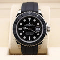 Elegant Yach Master Silver Watch