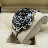 Daytona Silver/Black Chain Watch