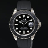 Elegant Yach Master Silver Watch