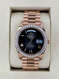 Day Date Rose Glod Diamond