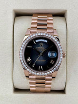Day Date Rose Glod Diamond