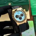 Daytona Gold/Sky Belt Watch