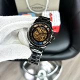 Skeleton Automatic Watch With Polished Finish