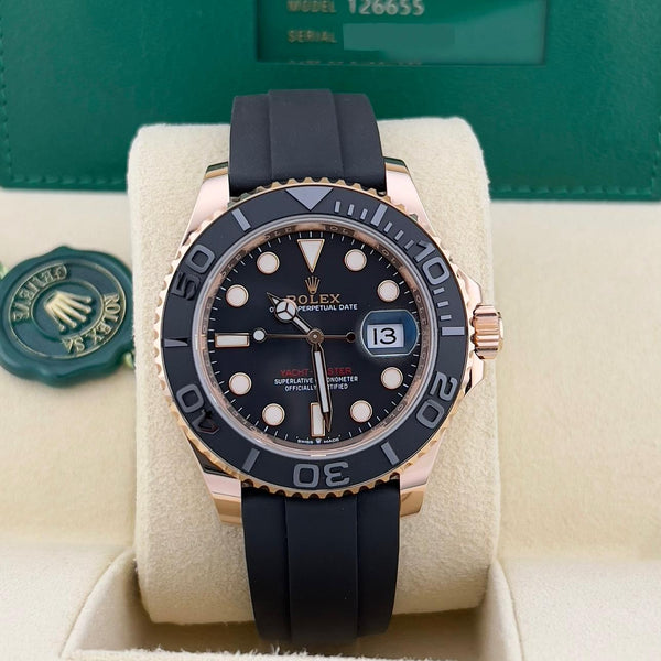 Elegant Yach Master Rose Gold Watch