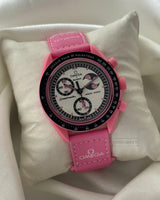 Omag_a Speedmaster Pink Watch