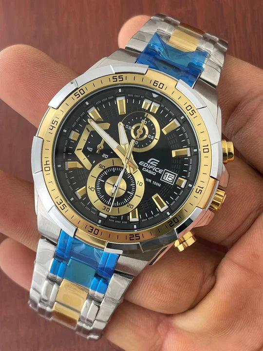 Casi_o Edifice Efr539 2-Tone Black