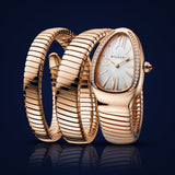 Classic Snake-Shaped Luxury Watch