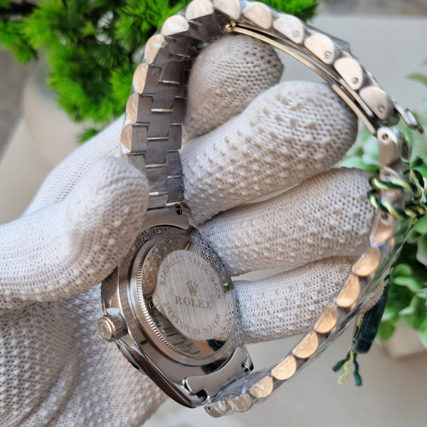 Date Just Silver/Balck Watch