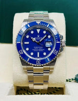 Submarine Silver/Blue Watch