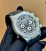 Elegant Tiger Silver Belt Watch