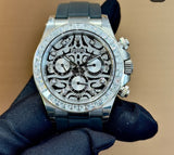 Elegant Tiger Silver Belt Watch