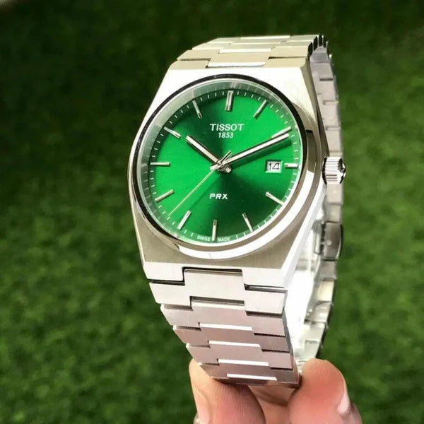 Formal Collection Prx Silver/Green Glosy Watch