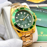 Submarine Gold/Green Watch