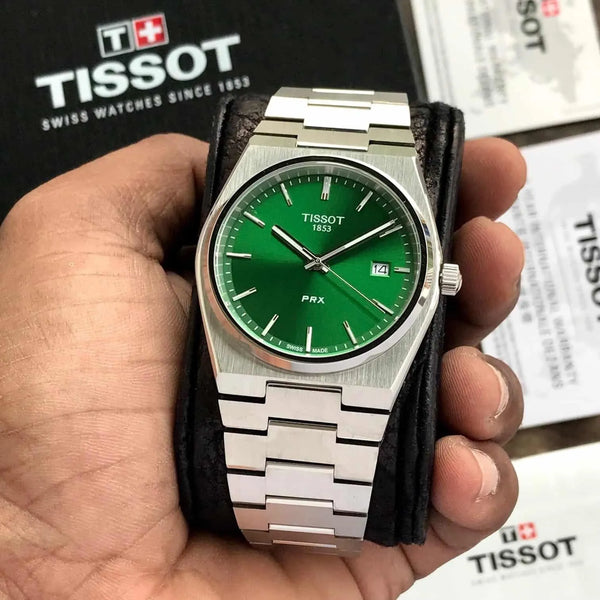 Formal Collection Prx Silver/Green Glosy Watch
