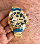 Slim Quartz Watch With Premium Detailing