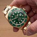 Submarine Gold/Green Watch