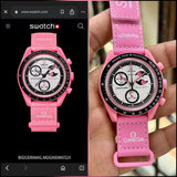 Omag_a Speedmaster Pink Watch