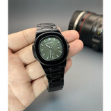 Nautilus Steel Watch With Sapphire Crystal Display