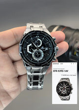 Casi_o Edifice Efr539 Silver/Black
