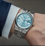 Oyster Perpetual Land Dweller Silver/Sky