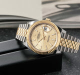 Date Just 2 Tone-Gold Watch