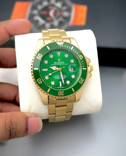 Submarine Gold/Green Watch
